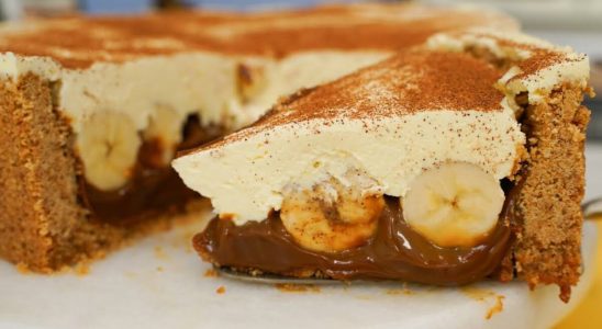 Torta banoffee fácil de fazer: aqui em casa acaba rapidinho 3 torta banoffee