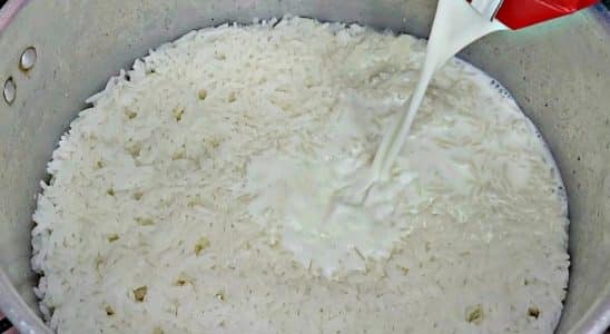 arroz doce cremoso