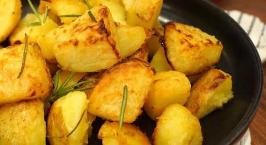 batata assada crocante