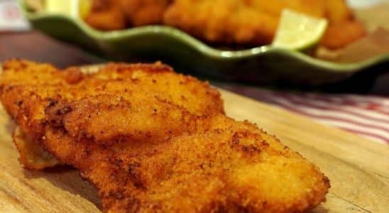 bife de porco à milanesa