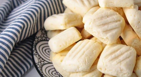 biscoito de nata caseiro