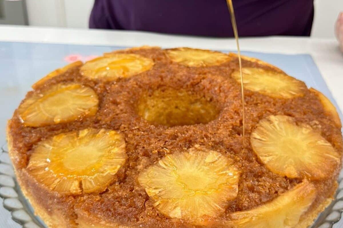 bolo de abacaxi