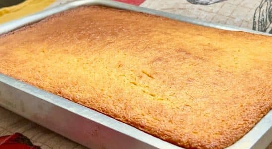 bolo grande sem farinha