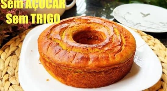 bolo saudável sem açúcar