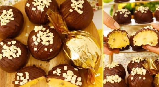 bombom crocante de maracujá