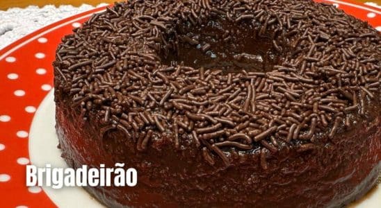 brigadeirão de liquidificador