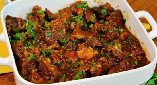 carne de panela suculenta