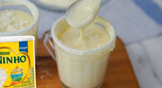 chocolate quente de ninho