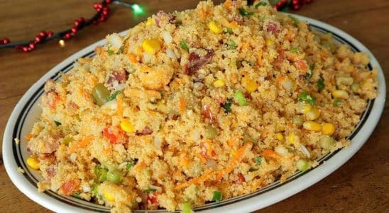 farofa fria com maionese