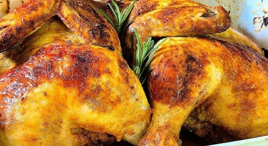 frango assado douradinho