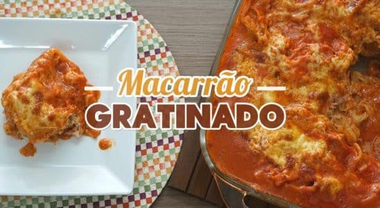 macarrão gratinado