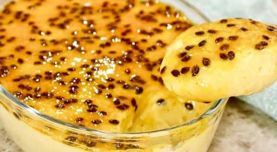 mousse de maracujá cremoso