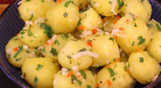 salada de batata bolinha