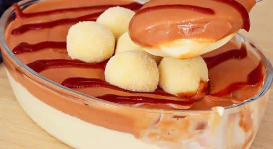 sobremesa gelada diferente