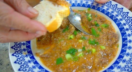 sopa de trigo