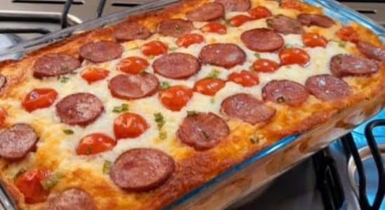torta de calabresa com queijo