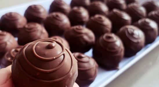 trufa com 3 ingredientes