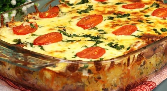 almoço rápido e completo