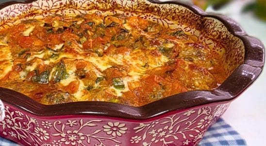 almôndegas no forno