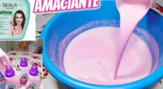 amaciante caseiro perfumado