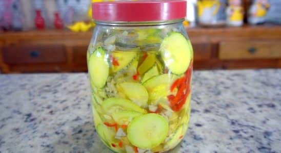 antepasto de abobrinha