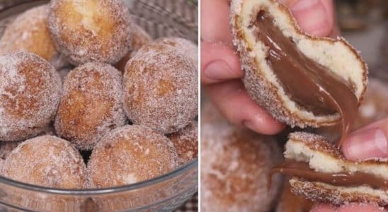 bolinho de chuva recheado