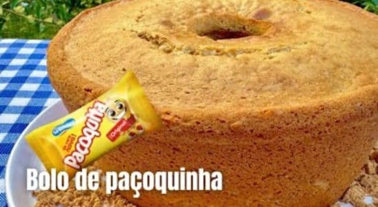bolo de paçoquinha