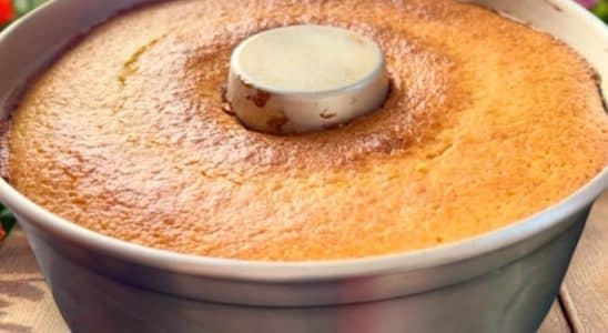 bolo grande sem farinha