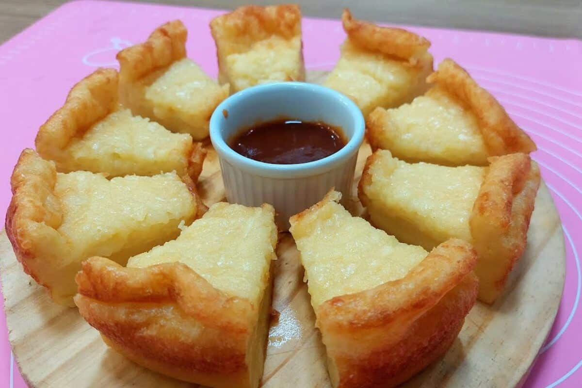 bolo pão de queijo com tapioca