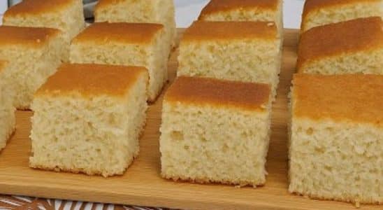 bolo simples de coco