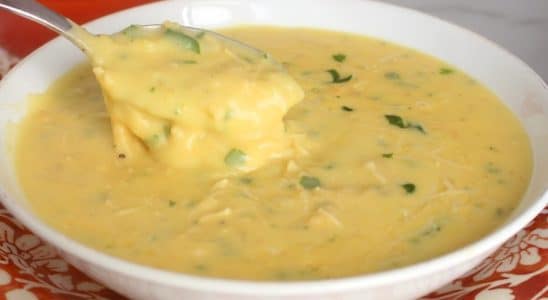 caldo de mandioquinha