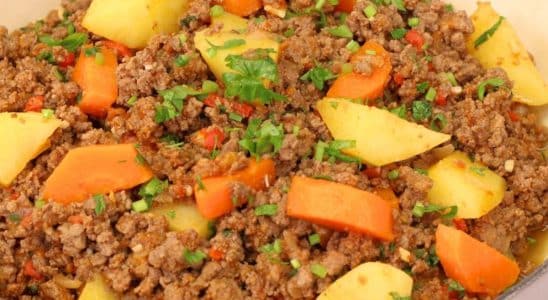 carne moída refogada