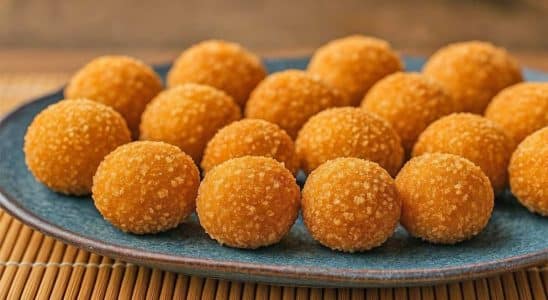 croquete de frango recheado