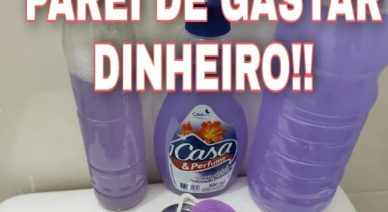 desinfetante caseiro perfumado