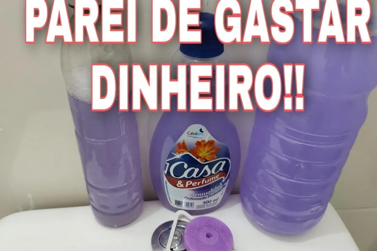 desinfetante caseiro perfumado