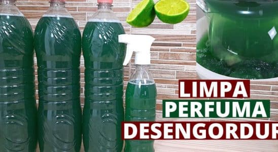 desinfetante de limão caseiro