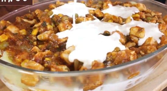 frango com batata no forno