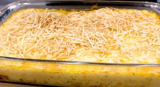 frango gratinado com creme de milho