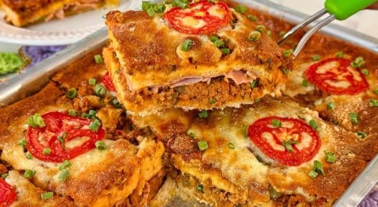 lanche de carne moída