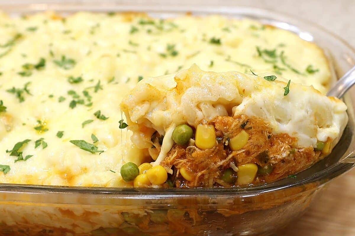 macarrão de forno cremoso