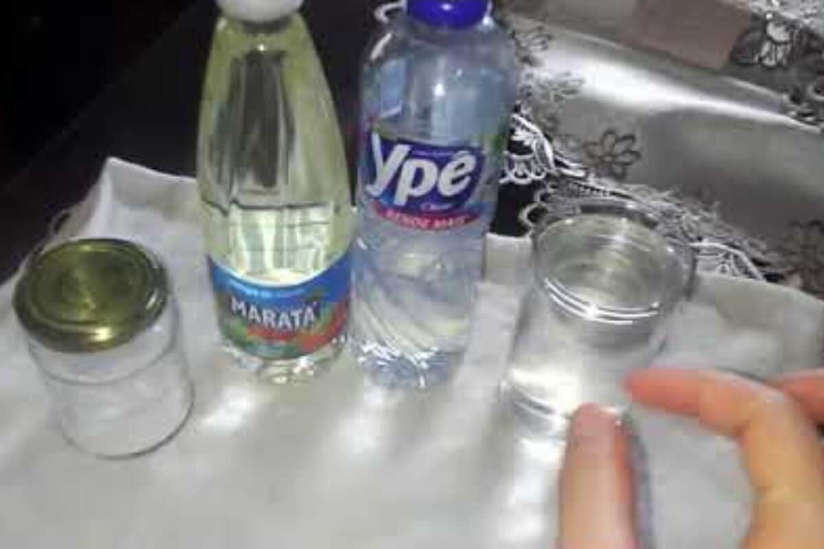 misturinha para limpar a geladeira