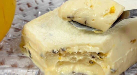 mousse de maracujá de corte