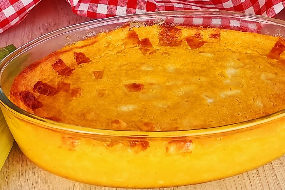 pamonha de forno com queijo