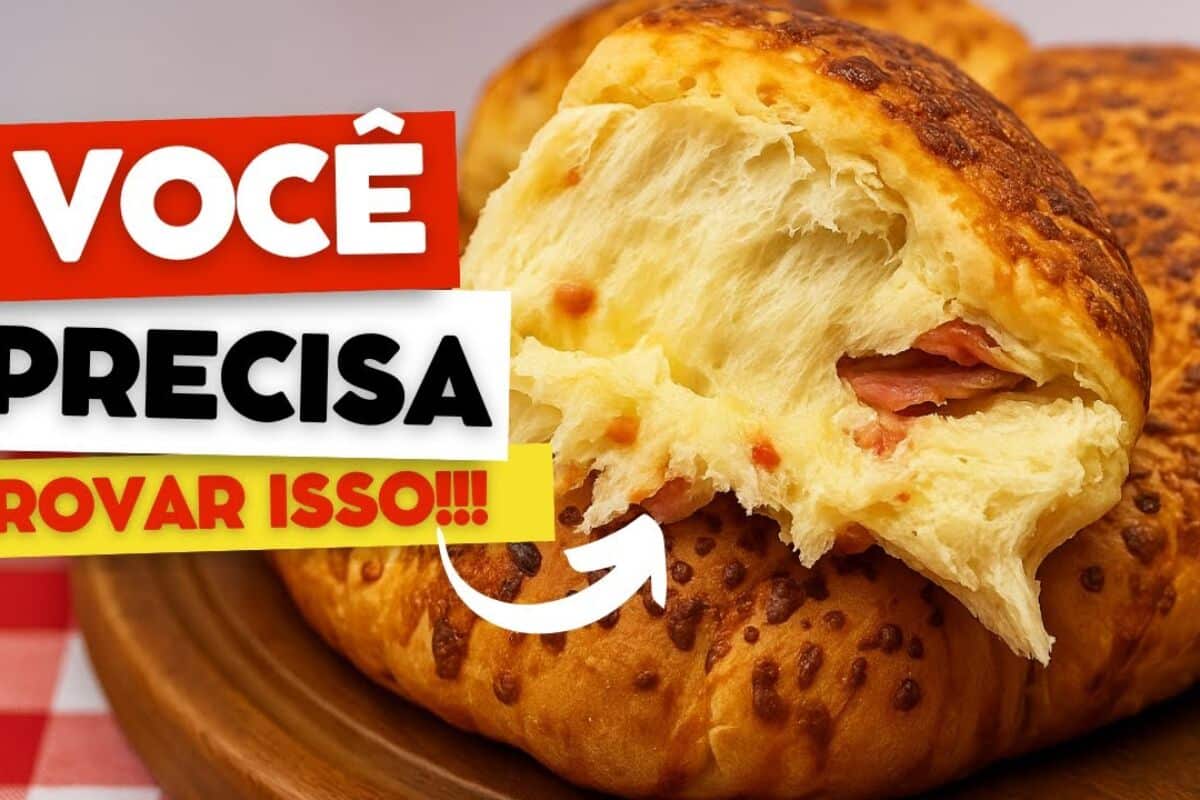 Pão caseiro recheado muito fofinho e saboroso: mais gostoso que salgado ...