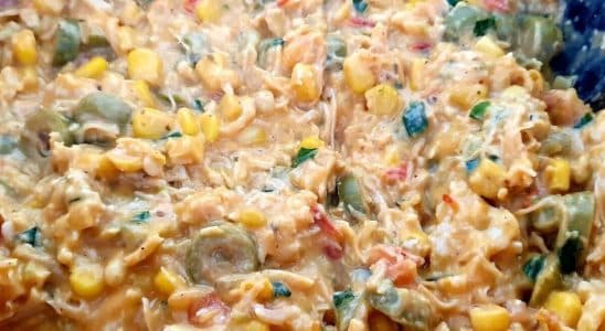 recheio de frango cremoso