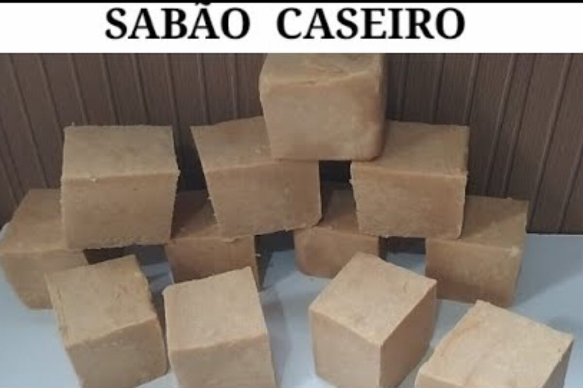 sabão caseiro em barra