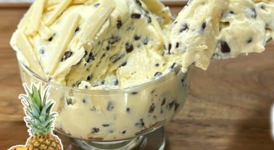 sobremesa de abacaxi