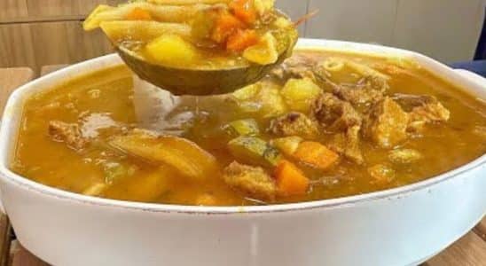 sopa de carne