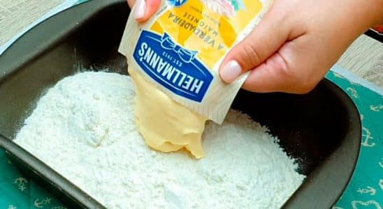 torta com massa de maionese