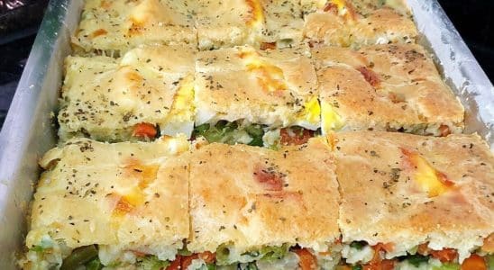torta de legumes